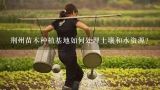 荆州苗木种植基地如何处理土壤和水资源?