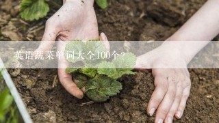 英语蔬菜单词大全100个？