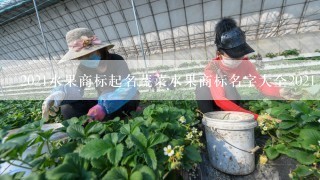 2021水果商标起名蔬菜水果商标名字大全2021