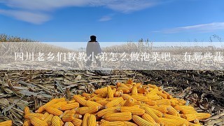 四川老乡们教教小弟怎么做泡菜吧，有那些蔬菜可以泡啊，里面要放些什么才会更香啊？