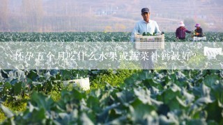 怀孕五个月吃什么水果或蔬菜补钙最好？