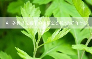 各种常见蔬菜的英语怎么说?最好有音标