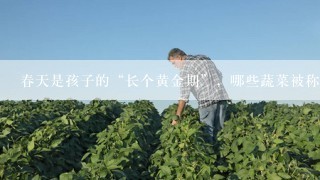 春天是孩子的“长个黄金期”，哪些蔬菜被称为“补钙