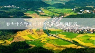 春天什么野菜可以吃，治疗癫痫疾病