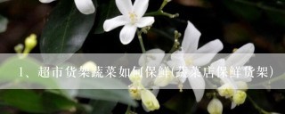 超市货架蔬菜如何保鲜(蔬菜店保鲜货架)