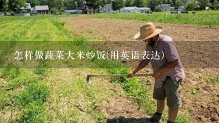 怎样做蔬菜大米炒饭(用英语表达)