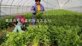 我喜欢吃芹菜的拼音怎么写