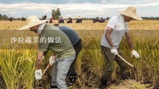 沙拉蔬菜的做法