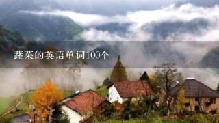 蔬菜的英语单词100个