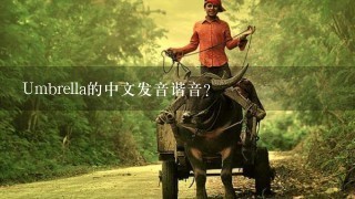 Umbrella的中文发音谐音？
