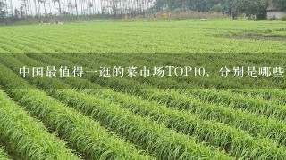 中国最值得1逛的菜市场TOP10，分别是哪些？