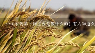 中国农药第1网主要是做什么的？有人知道么？？
