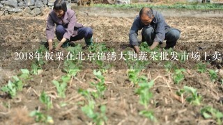 2018年板栗在北京锦绣大地蔬菜批发市场上卖多少钱1斤。估计今年能卖多少钱1斤。