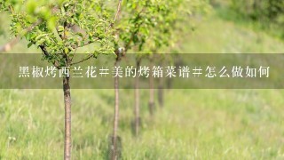 黑椒烤西兰花#美的烤箱菜谱#怎么做如何