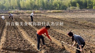 抖音做美食昵称取什么名字好