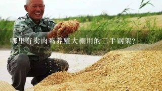 哪里有卖肉鸡养殖大棚用的2手钢架?