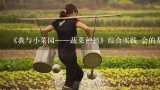 《我与小菜园——蔬菜种植》综合实践 会的帮帮忙吧 急急急急急急急急急急急急！！！！！！