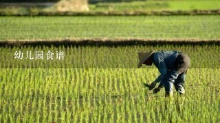 幼儿园食谱