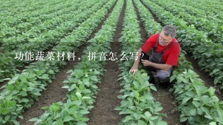 功能蔬菜材料，拼音怎么写？