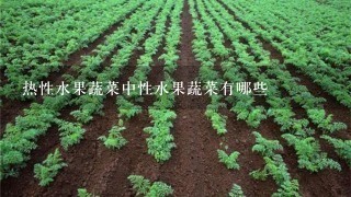 热性水果蔬菜中性水果蔬菜有哪些