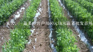 某天，1蔬菜经营户用60元钱从蔬菜批发市场批了西红柿和豆角共40㎏到菜市场去卖，西红柿和豆角这天的批发价与0售价如下表所示：问：他当天卖完这些西红柿和豆角能赚多少钱？