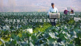 中国本地土生土长的蔬菜有那些？