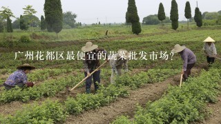 广州花都区最便宜的蔬菜批发市场？