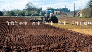 食物的平性、温性、热性、寒性、凉性有哪些？还包括水果有哪些？平性与温性1样吗？区别在哪请详知者告知