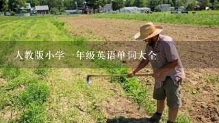 人教版小学1年级英语单词大全