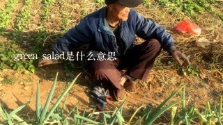 green salad是什么意思