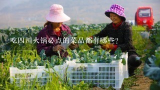 吃4川火锅必点的菜品都有哪些？