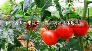 南宁各大水果蔬菜批发市场及具体地点？