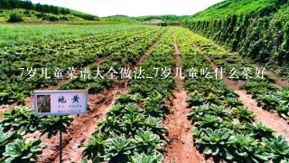 7岁儿童菜谱大全做法_7岁儿童吃什么菜好