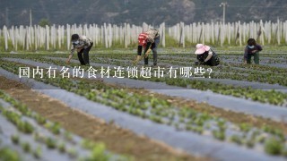 国内有名的食材连锁超市有哪些？