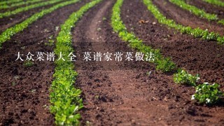 大众菜谱大全 菜谱家常菜做法