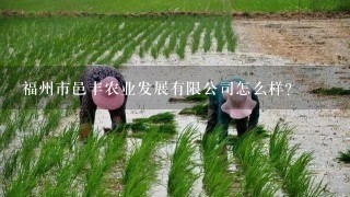 福州市邑丰农业发展有限公司怎么样？