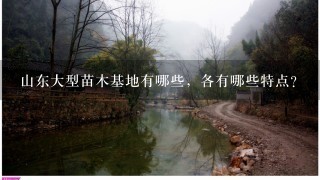 山东大型苗木基地有哪些，各有哪些特点？