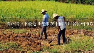 请介绍一下最近几年来在中国四川省泸州市以及周边地区种植了什么树种