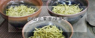 庐山云雾是绿茶吗,第1图