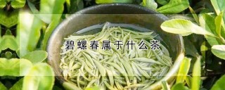 碧螺春属于什么茶,第1图