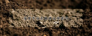 木屑可以直接拌土种花吗,第1图